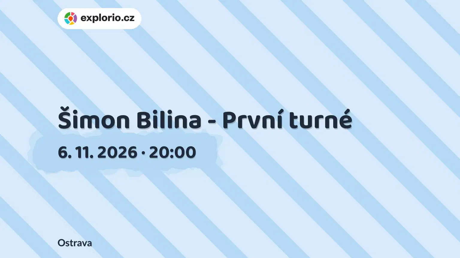 Šimon Bilina - První turné – divadlo, Hudba a Kino, Ostrava