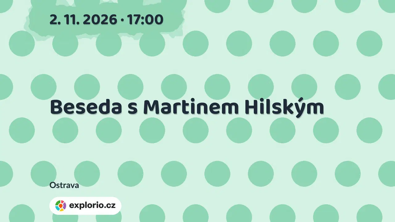 Beseda s Martinem Hilským – divadlo, Hudba a Kino, Ostrava