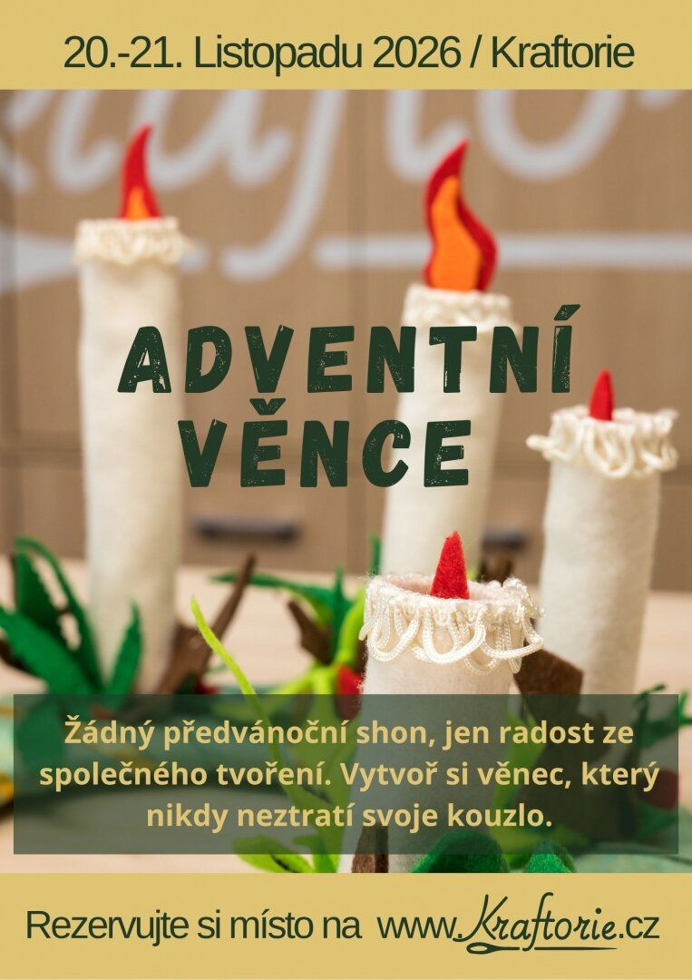 Adventní věnce v Kraftorii – tvořivé dílny a Workshopy, Ostrava – fotka 2