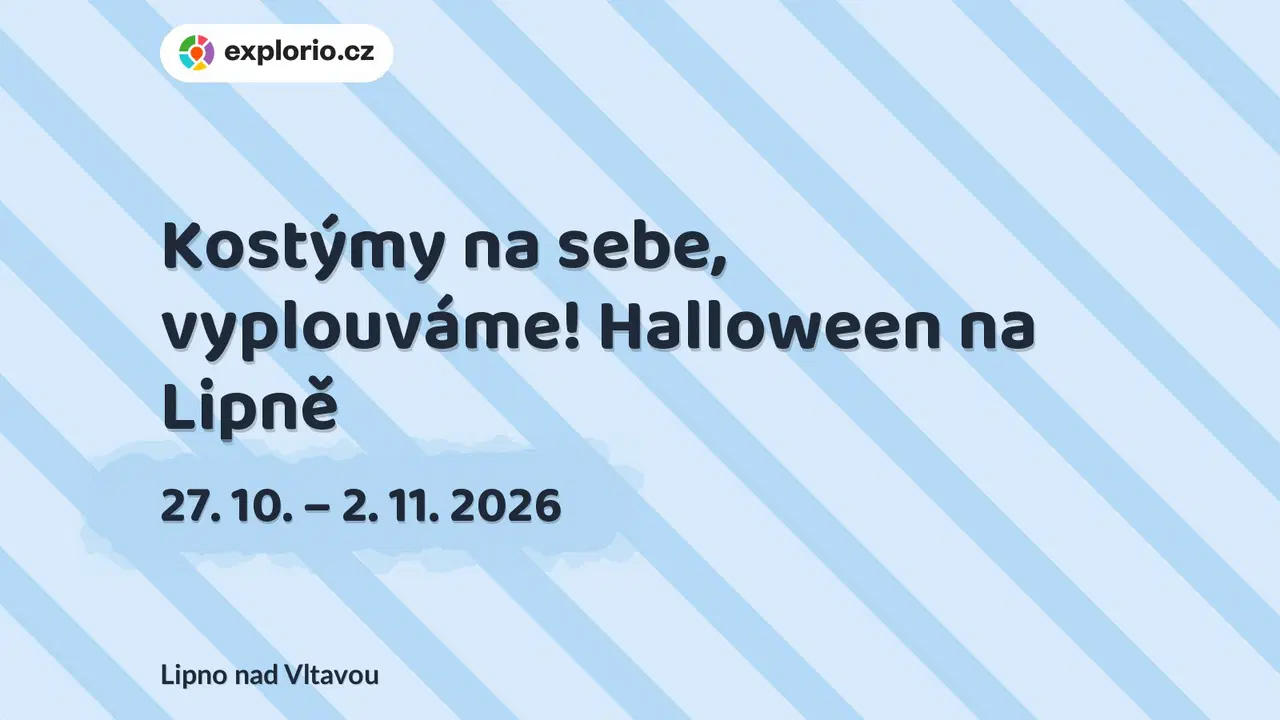 Kostýmy na sebe, vyplouváme! Halloween na Lipně – festivaly a Slavnosti, Lipno nad Vltavou