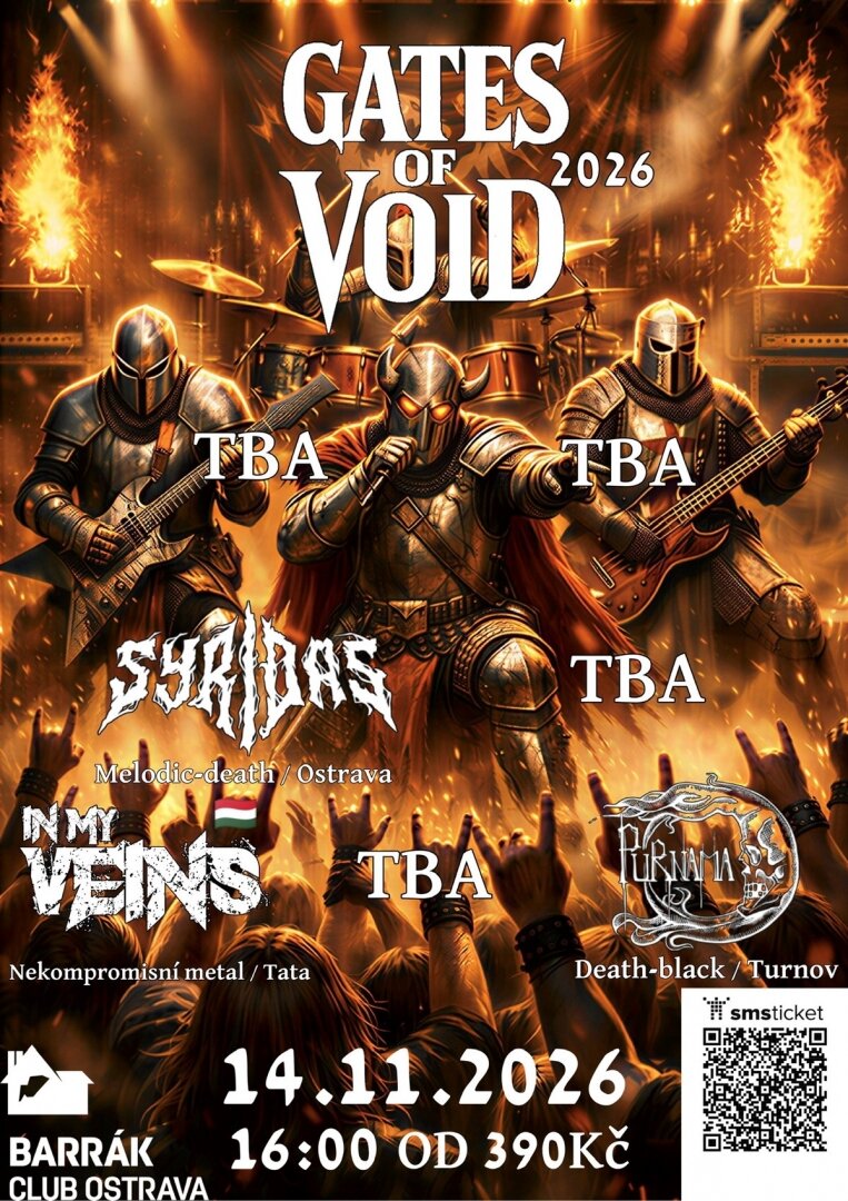 Gates Of Void 2026 – divadlo, Hudba a Kino, Ostrava – fotka 2