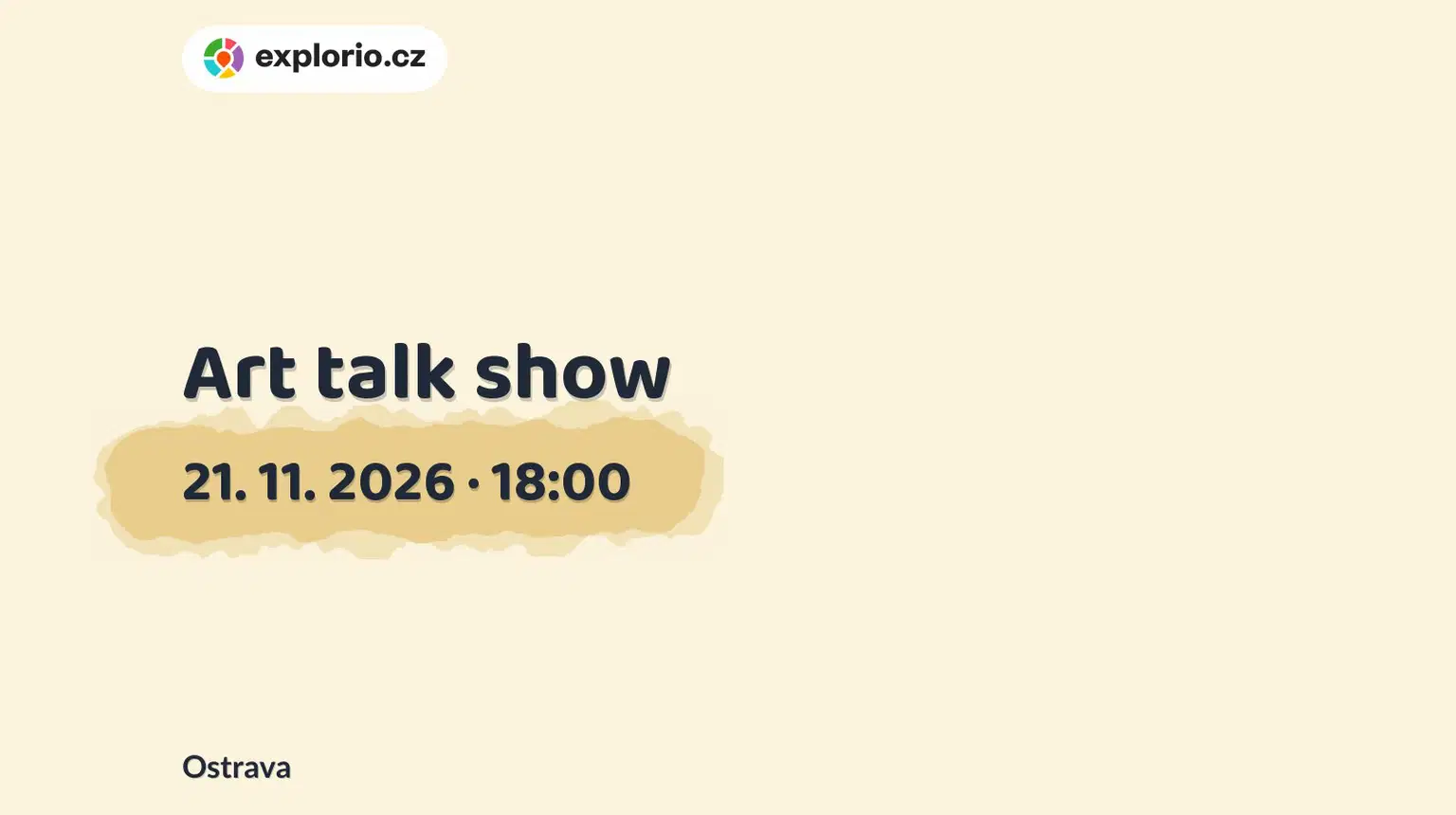 Art talk show – divadlo, Hudba a Kino, Ostrava