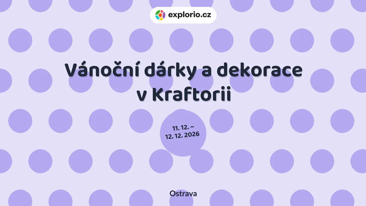 Vánoční dárky a dekorace v Kraftorii – tvořivé dílny a Workshopy, Ostrava