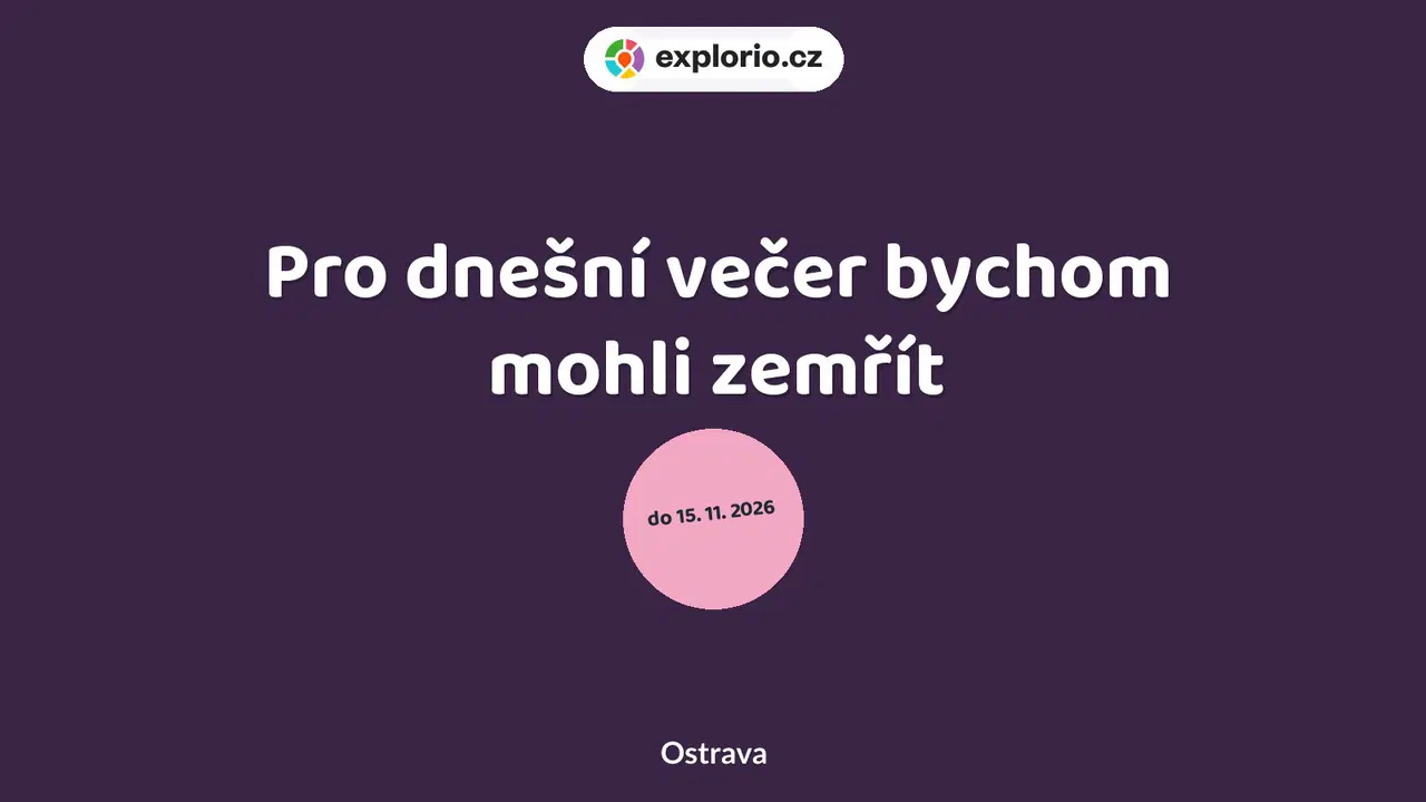 Pro dnešní večer bychom mohli zemřít – prohlídky a Muzea, Ostrava