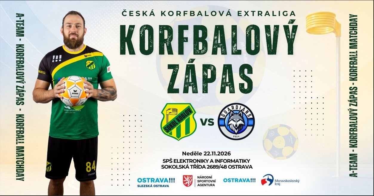Korfbal klub Tj Sokol Koblov A - Guardians Sport Club – sport a Pohyb, Ostrava – fotka 2