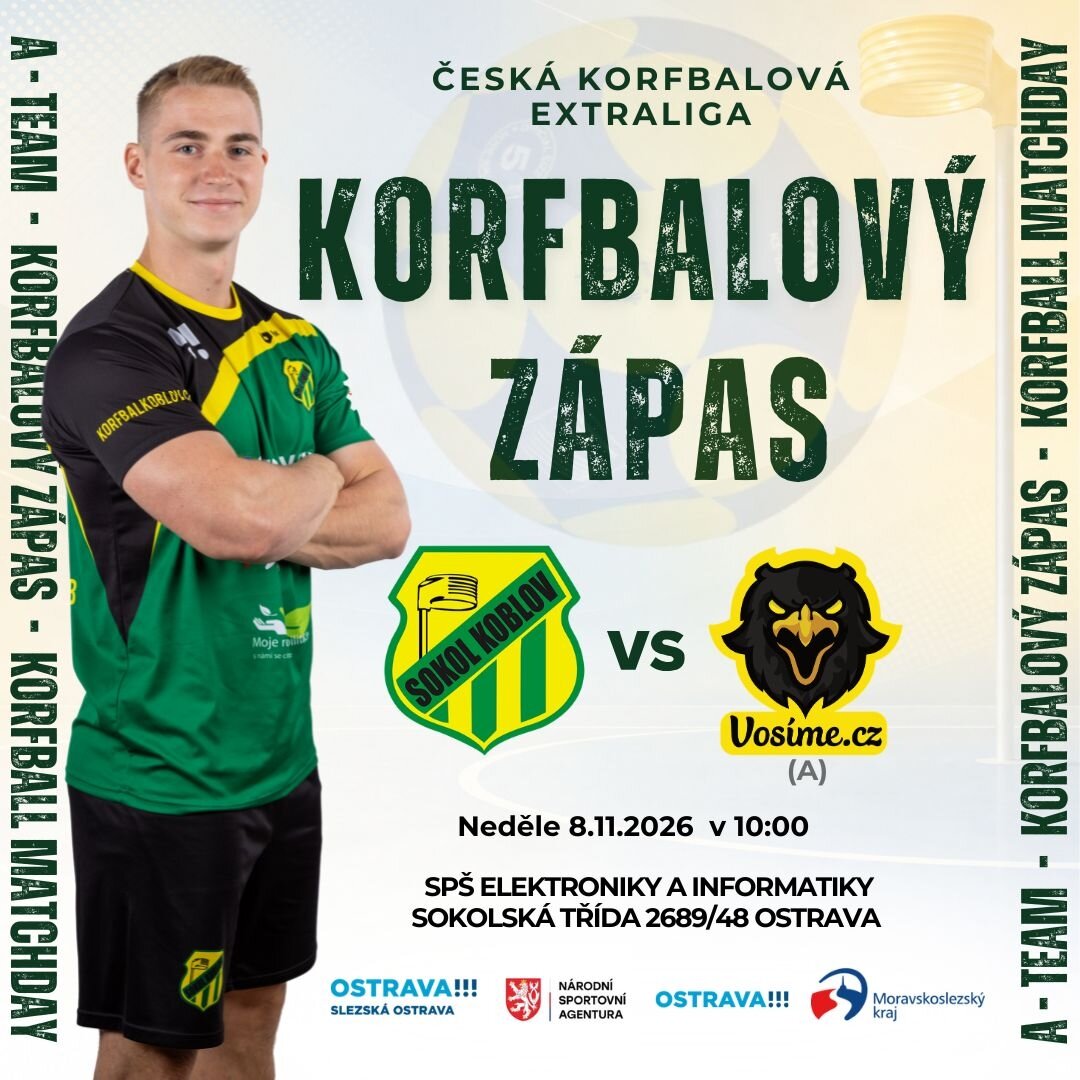 Korfbal klub tj Sokol Koblov A - vosíme.cz Korfbal Prostějov A – sport a Pohyb, Ostrava – fotka 2