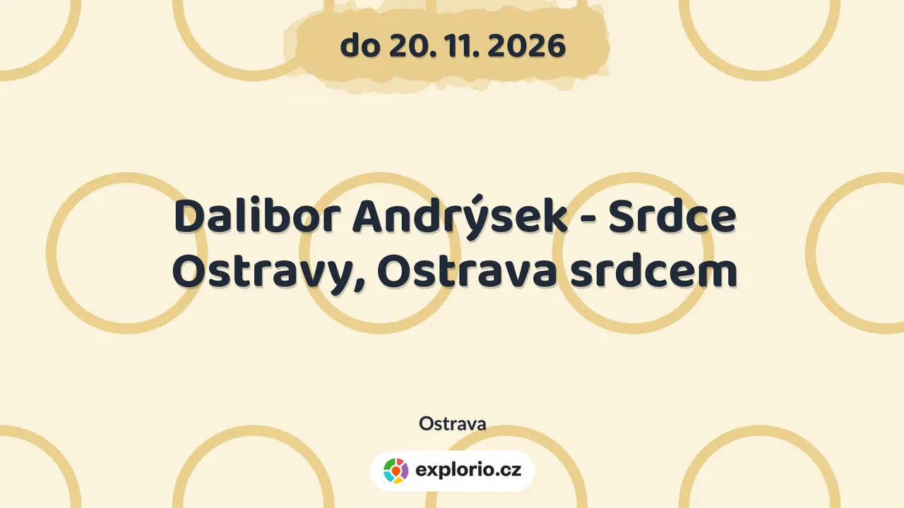Dalibor Andrýsek - Srdce Ostravy, Ostrava srdcem – prohlídky a Muzea, Ostrava