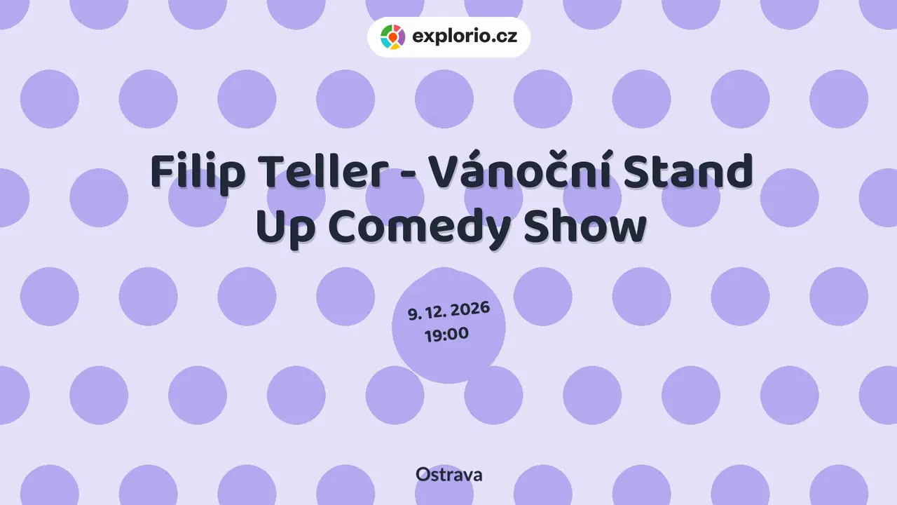 Filip Teller - Vánoční Stand Up Comedy Show – divadlo, Hudba a Kino, Ostrava