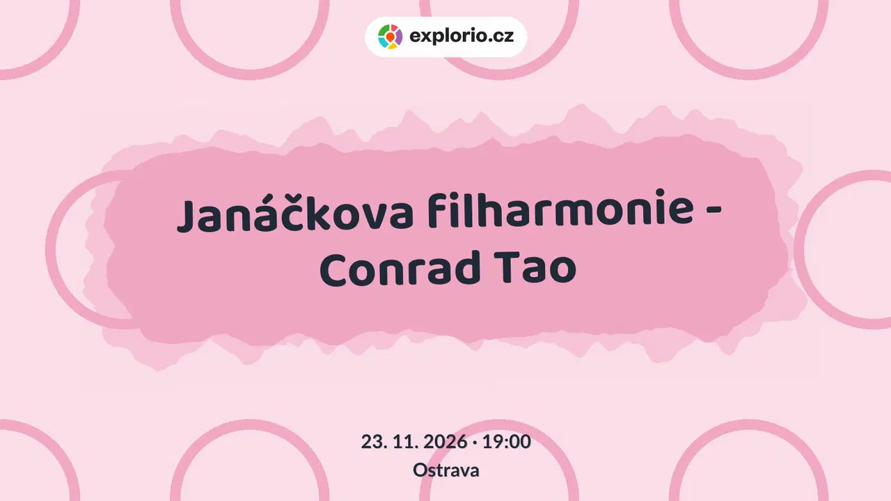 Janáčkova filharmonie - Conrad Tao – divadlo, Hudba a Kino, Ostrava