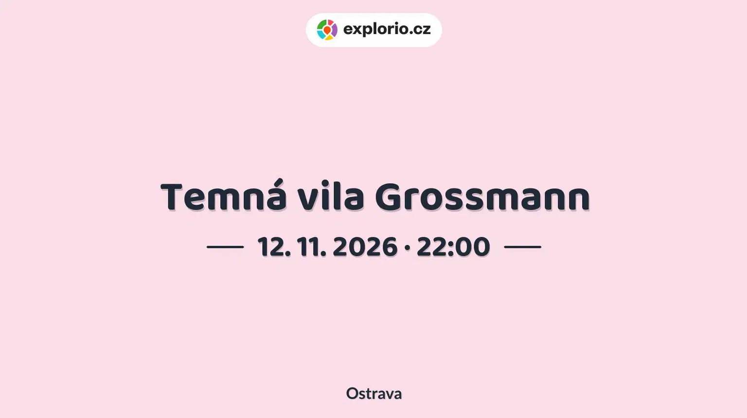 Temná vila Grossmann – prohlídky a Muzea, Ostrava