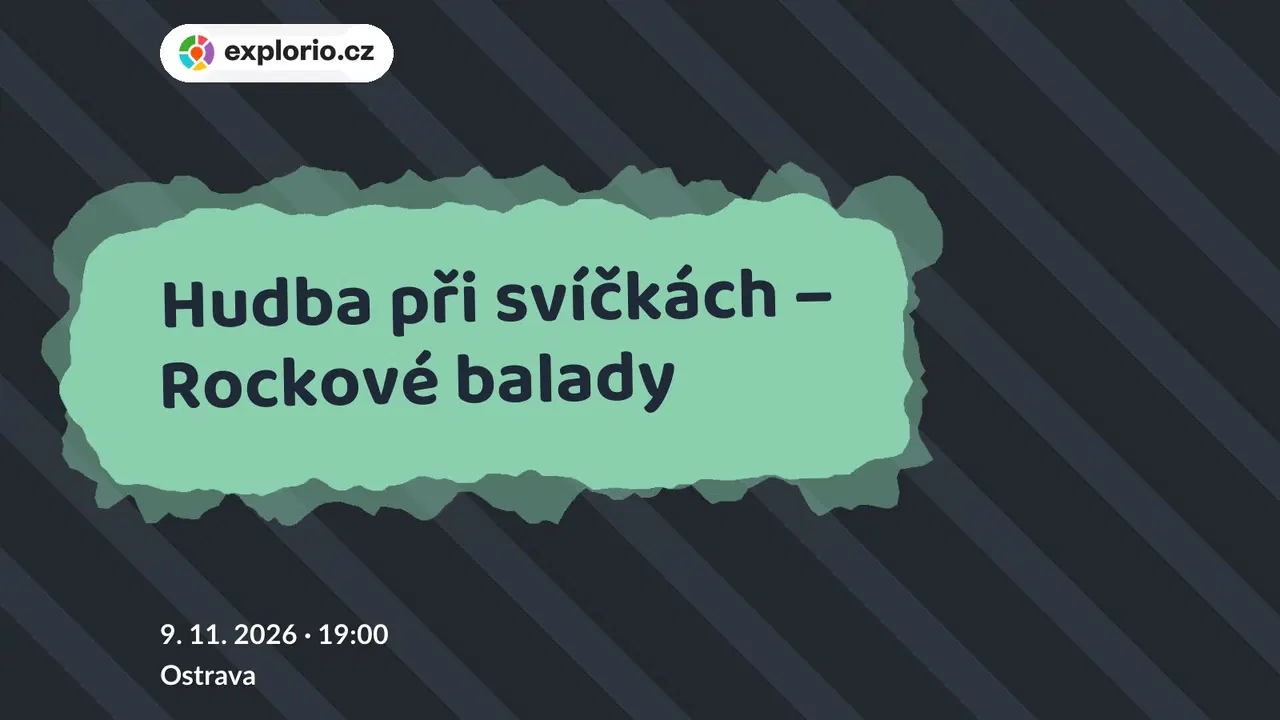 Hudba při svíčkách – Rockové balady – divadlo, Hudba a Kino, Ostrava