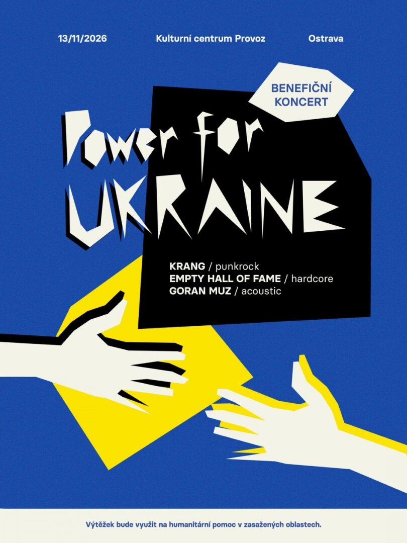Power for Ukraine - Krang, Empty Hall Of Fame, Goran Muz – divadlo, Hudba a Kino, Ostrava – fotka 2