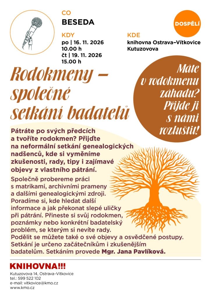 Rodokmeny – společné setkání badatelů – prohlídky a Muzea, Ostrava – fotka 2