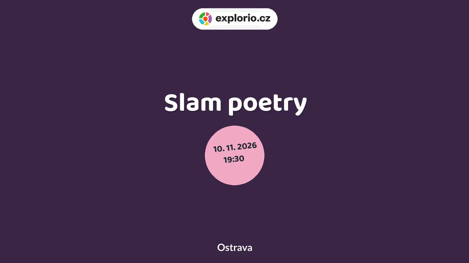 Slam poetry – divadlo, Hudba a Kino, Ostrava