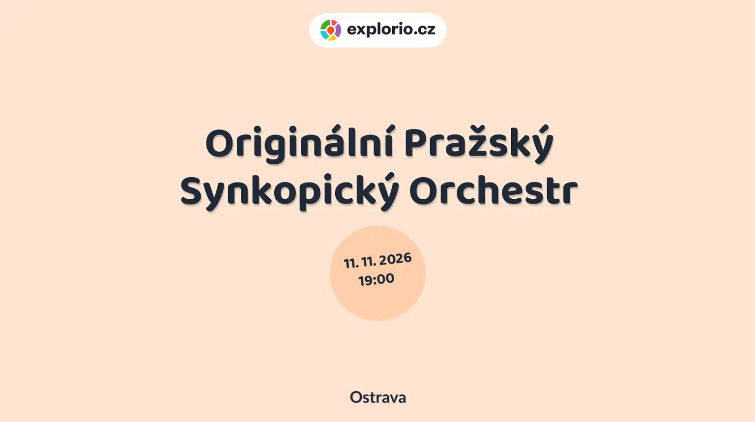 Originální Pražský Synkopický Orchestr – divadlo, Hudba a Kino, Ostrava