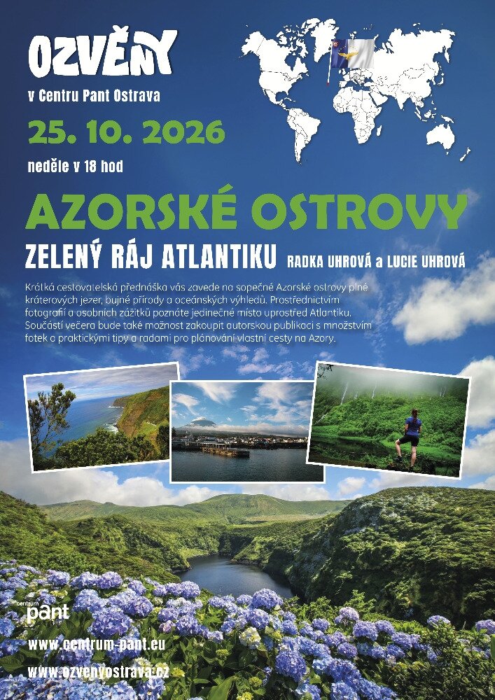 Ozvěny v Pantu - Azorské ostrovy – Radka a Lucie Uhrovy – divadlo, Hudba a Kino, Ostrava – fotka 2
