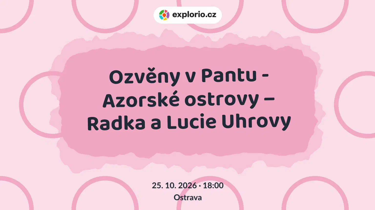 Ozvěny v Pantu - Azorské ostrovy – Radka a Lucie Uhrovy – divadlo, Hudba a Kino, Ostrava