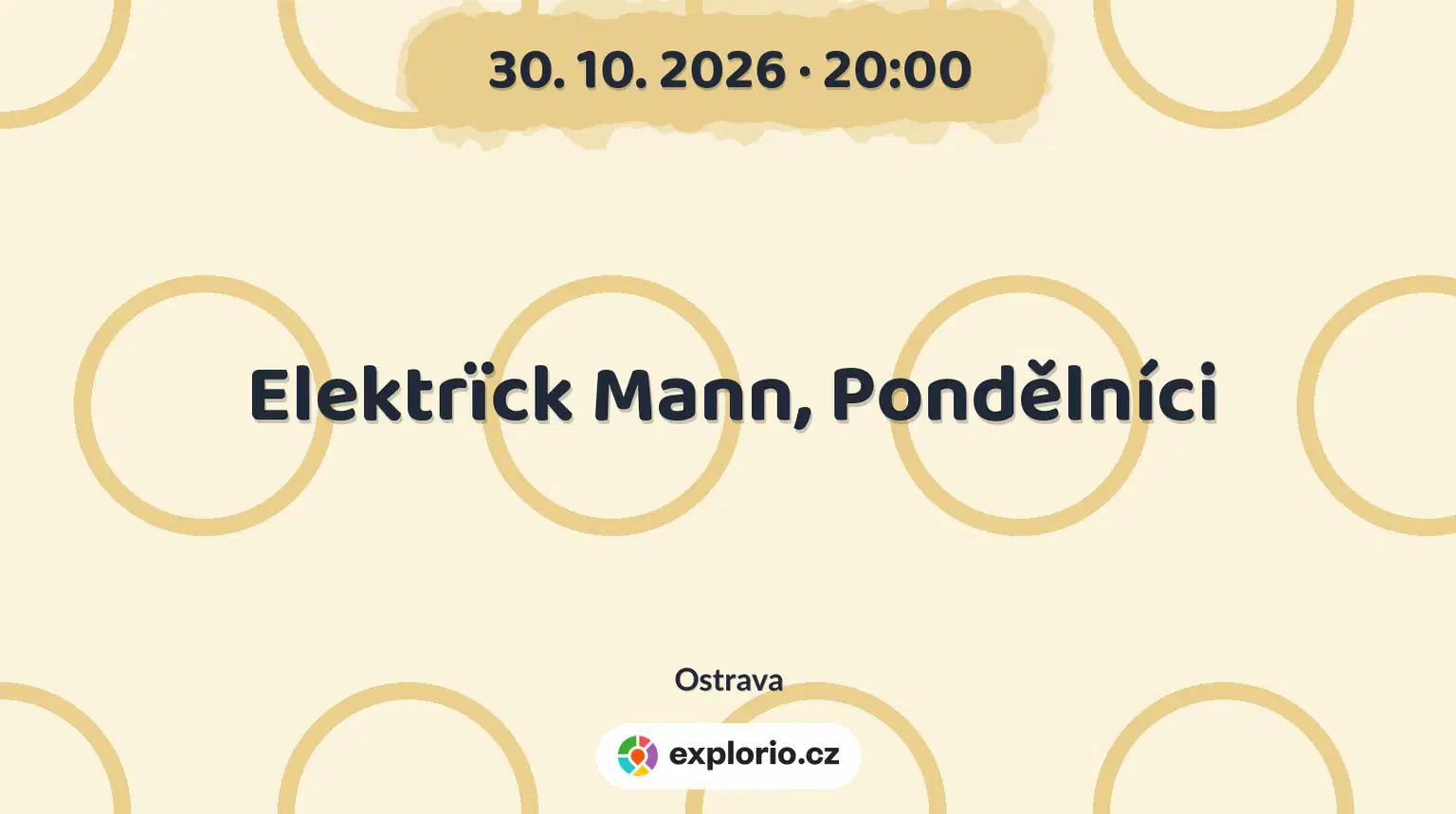 Elektrïck Mann, Pondělníci – divadlo, Hudba a Kino, Ostrava