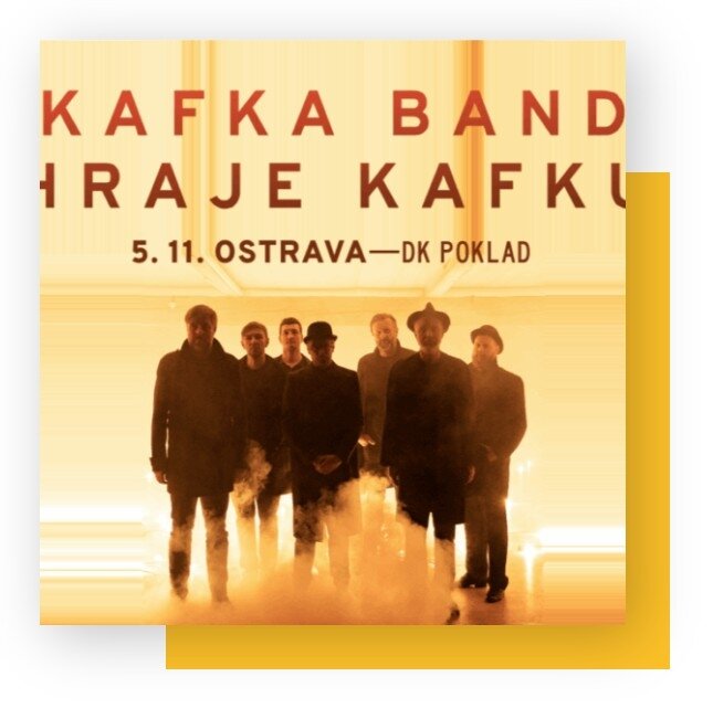Kafka Band hraje Kafku – divadlo, Hudba a Kino, Ostrava – fotka 2