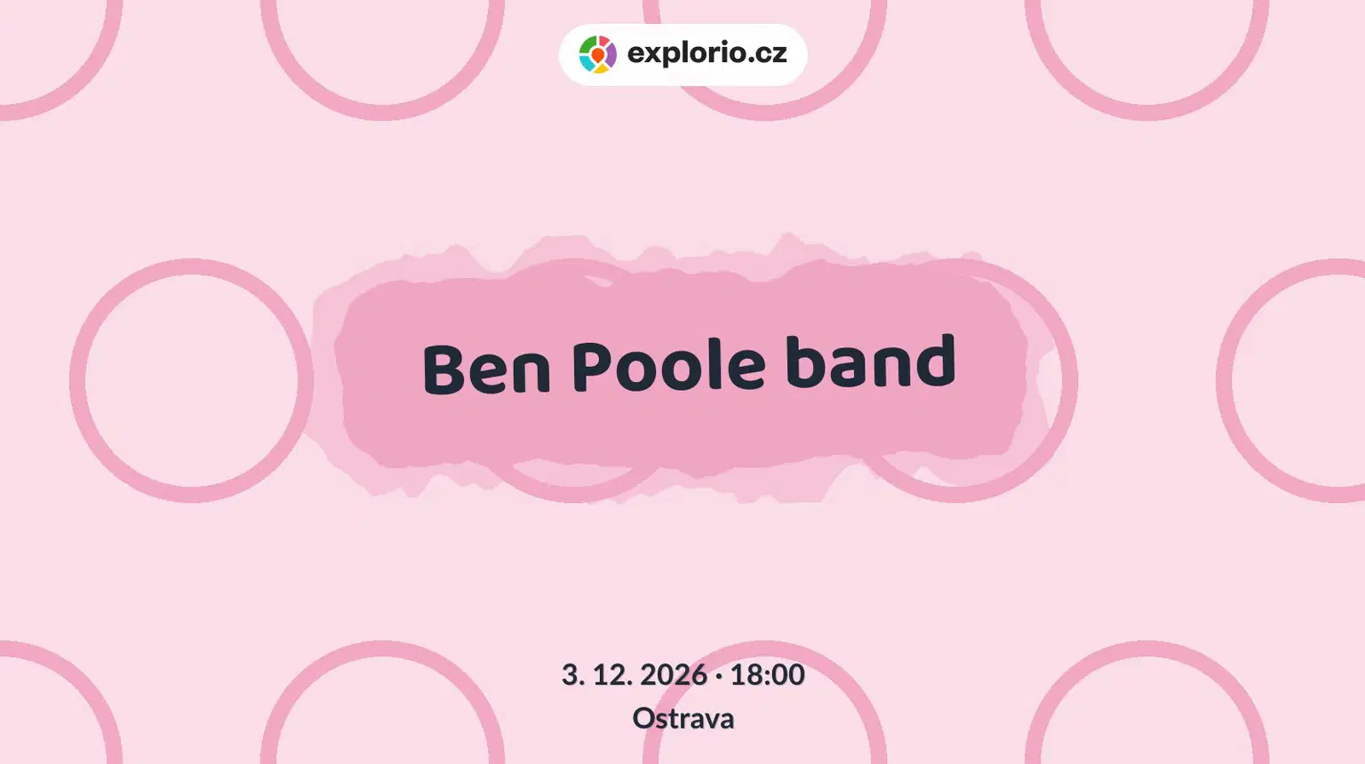 Ben Poole band – divadlo, Hudba a Kino, Ostrava