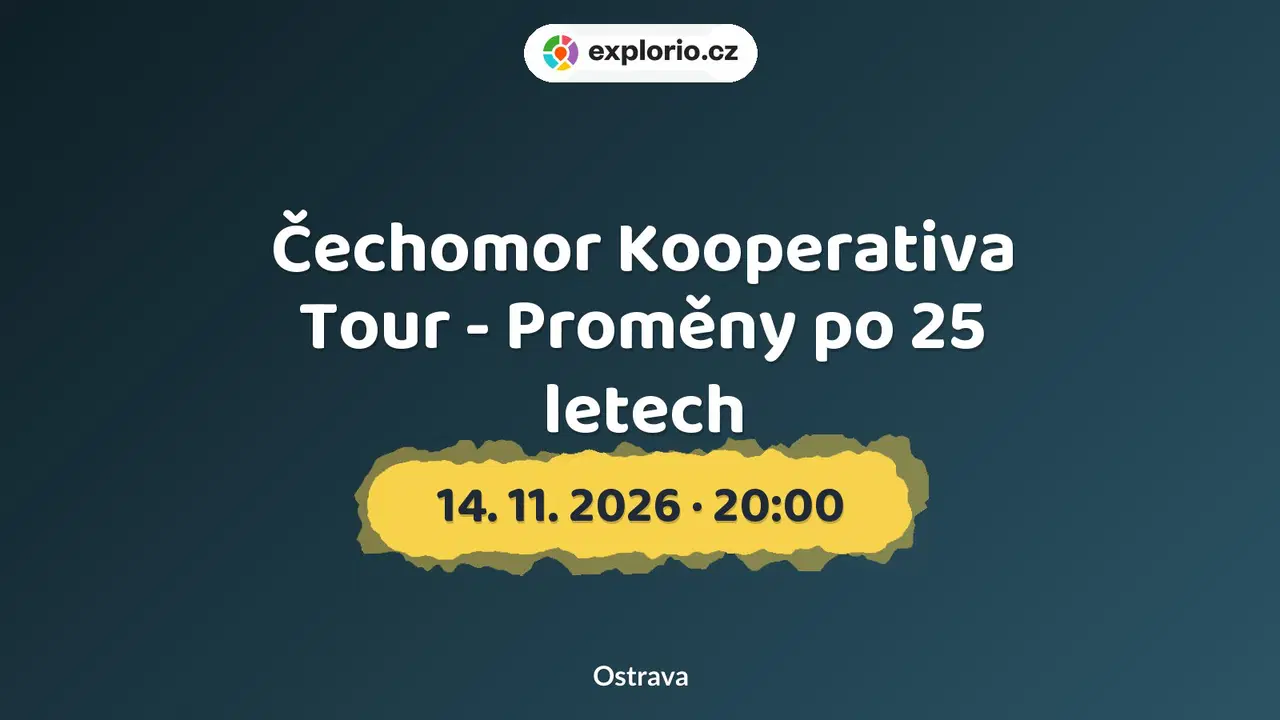 Čechomor Kooperativa Tour - Proměny po 25 letech – divadlo, Hudba a Kino, Ostrava