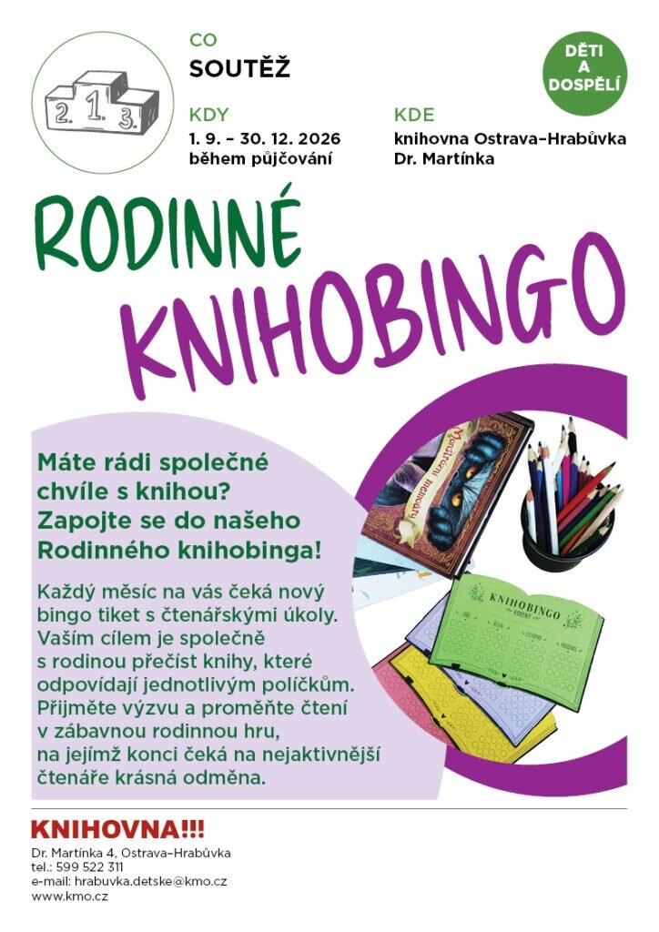 Rodinné Knihobingo – tvořivé dílny a Workshopy, Ostrava – fotka 2