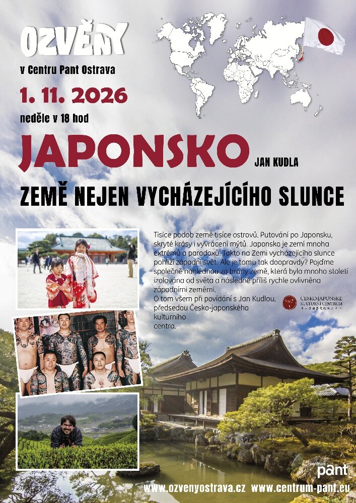 Ozvěny v Pantu - Japonsko – Jan Kudla – divadlo, Hudba a Kino, Ostrava – fotka 2