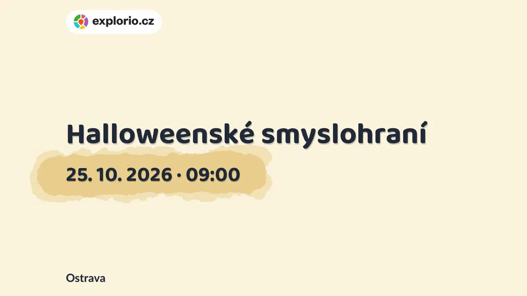 Halloweenské smyslohraní – tvořivé dílny a Workshopy, Ostrava