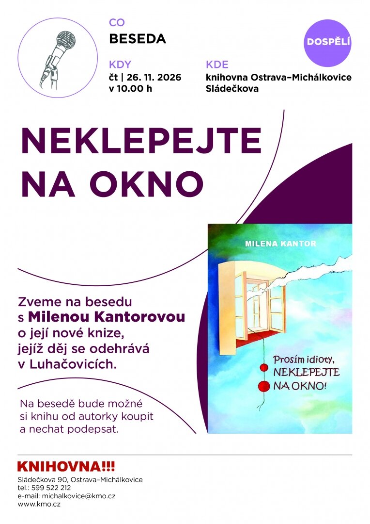 Neklepejte na okno – divadlo, Hudba a Kino, Ostrava – fotka 2