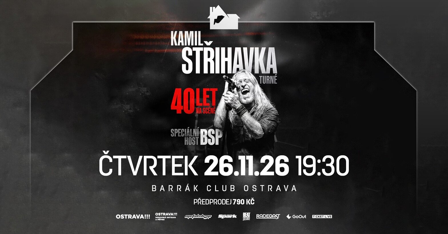 Kamil Střihavka - 40 let na scéně – divadlo, Hudba a Kino, Ostrava – fotka 2