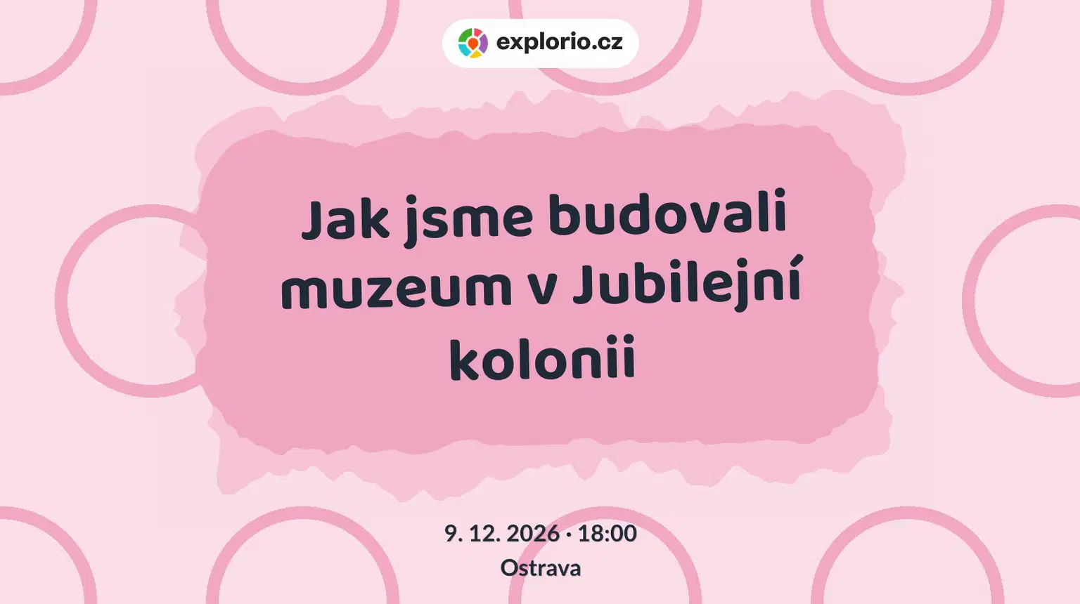 Jak jsme budovali muzeum v Jubilejní kolonii – prohlídky a Muzea, Ostrava
