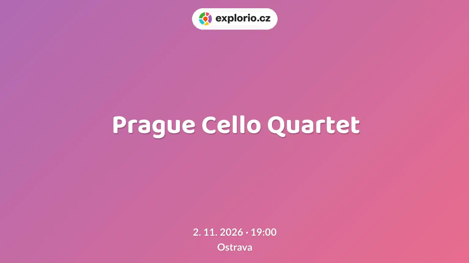 Prague Cello Quartet – divadlo, Hudba a Kino, Ostrava