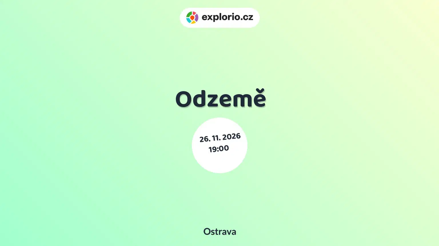 Odzemě – divadlo, Hudba a Kino, Ostrava