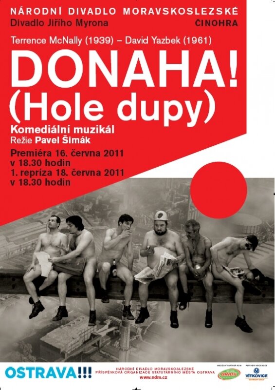 Terrence McNally, David Yazbek - DONAHA! (Hole dupy) – divadlo, Hudba a Kino, Ostrava – fotka 2