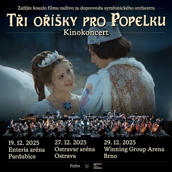 Tři oříšky pro Popelku Kinokoncert – divadlo, Hudba a Kino, Ostrava – fotka 2