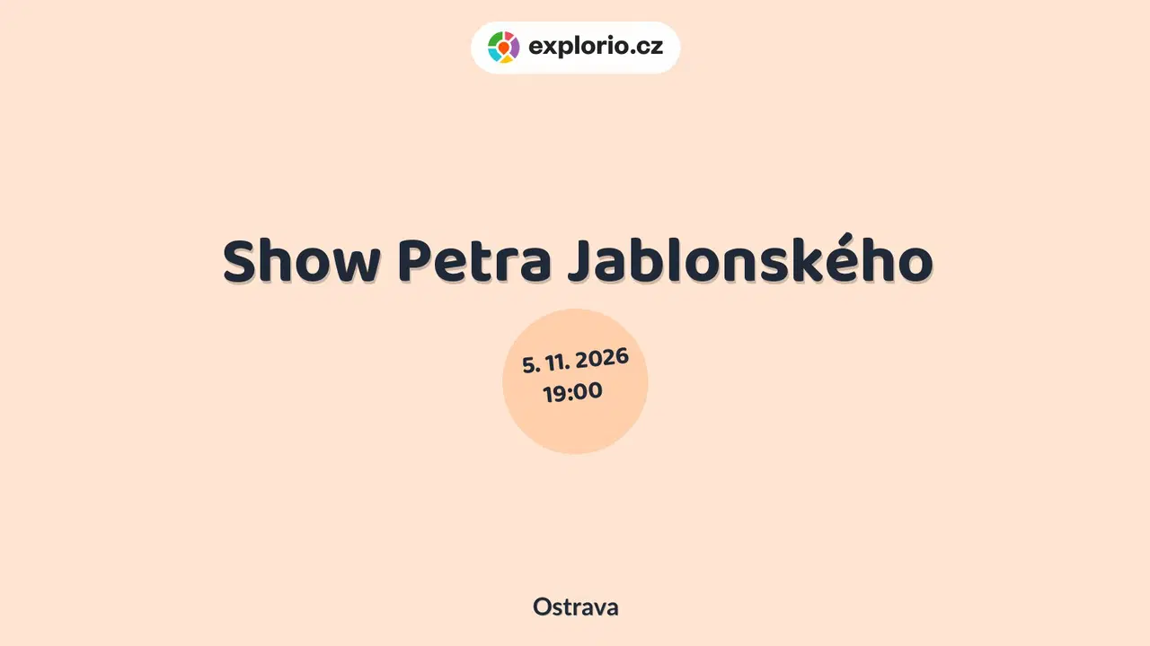 Show Petra Jablonského – divadlo, Hudba a Kino, Ostrava