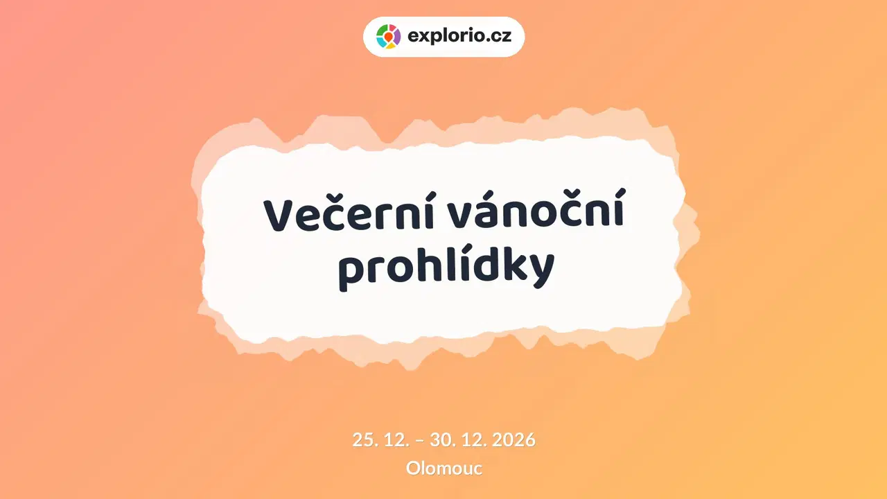 Večerní vánoční prohlídky – prohlídky a Muzea, Olomouc