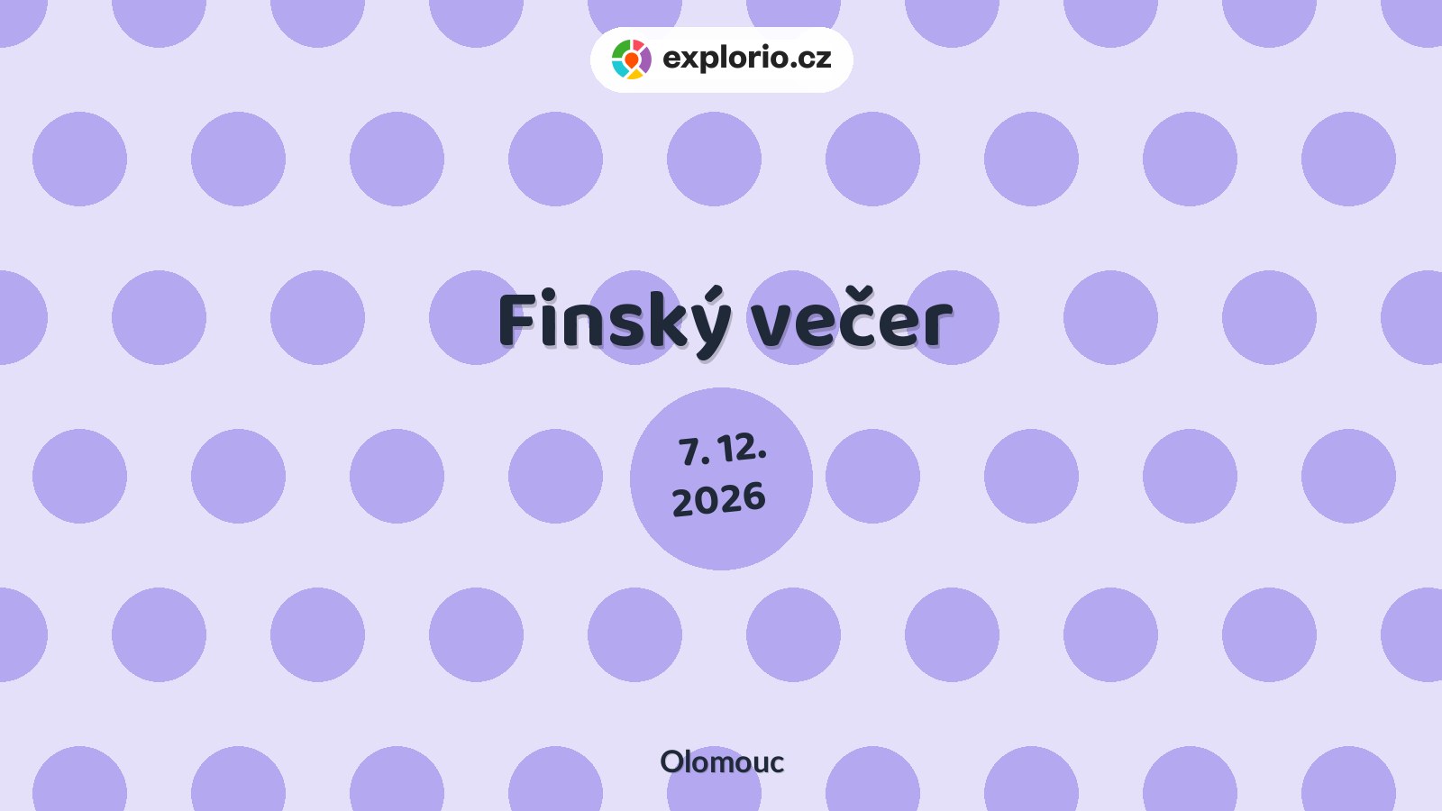 Finský večer – divadlo, Hudba a Kino, Olomouc
