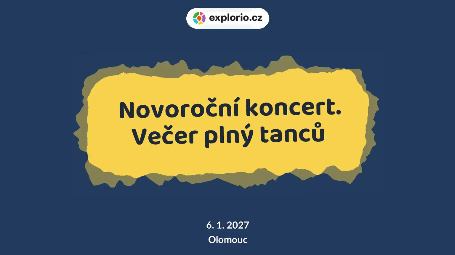 Novoroční koncert. Večer plný tanců – divadlo, Hudba a Kino, Olomouc