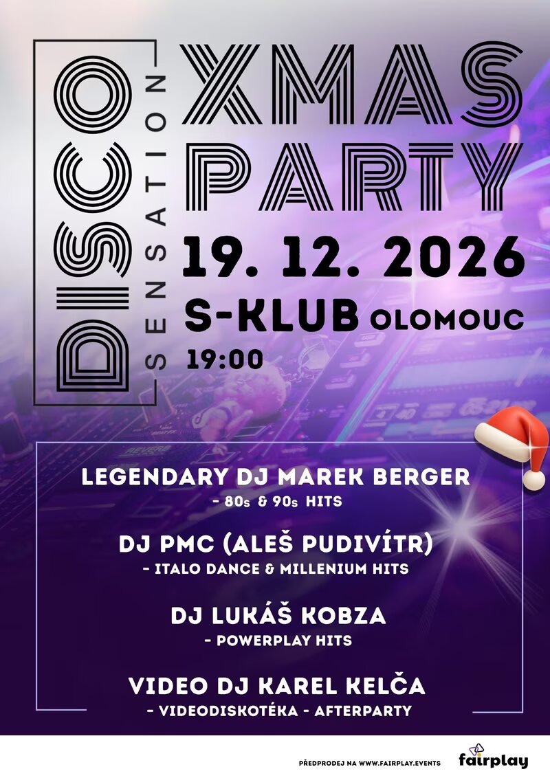 Disco Sensation - XMAS PARTY – divadlo, Hudba a Kino, Olomouc – fotka 2