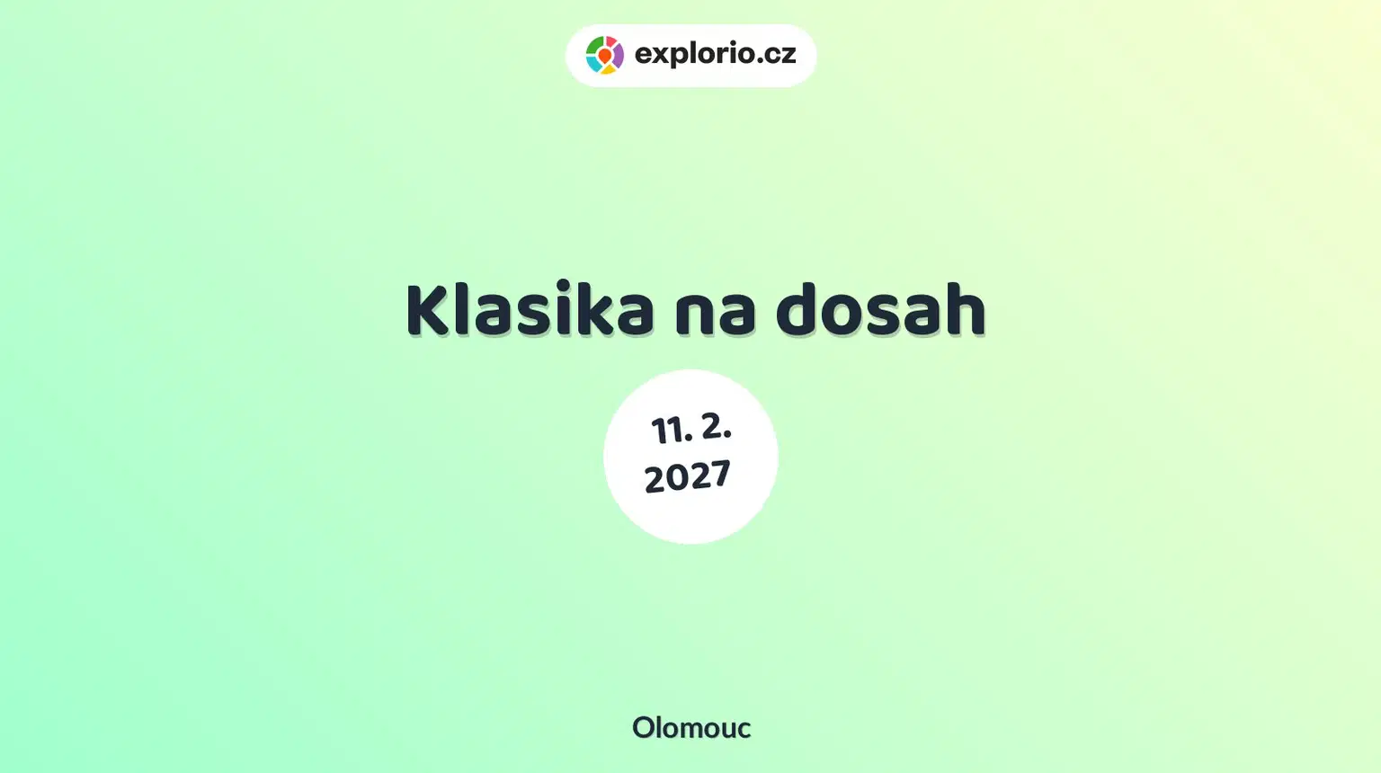 Klasika na dosah – divadlo, Hudba a Kino, Olomouc