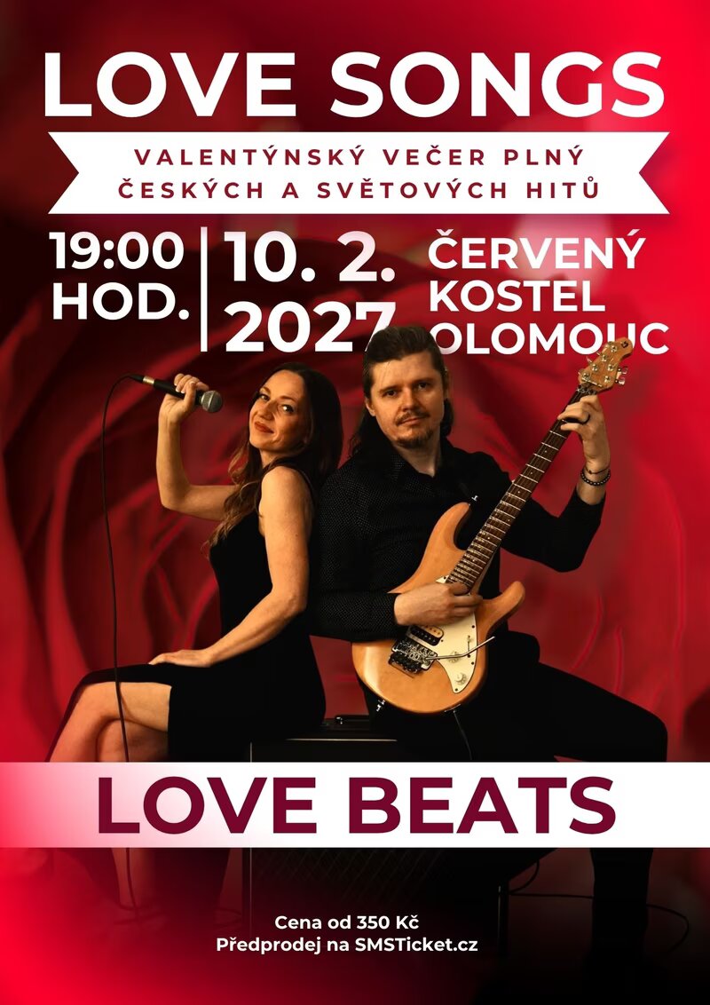 Love Beats - Love songs a hudební valentýnský večer – divadlo, Hudba a Kino, Olomouc – fotka 2