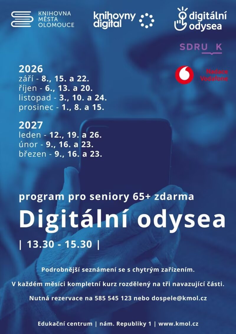 Digitální odysea (3 části) – prosinec 2026 – tvořivé dílny a Workshopy, Olomouc – fotka 2