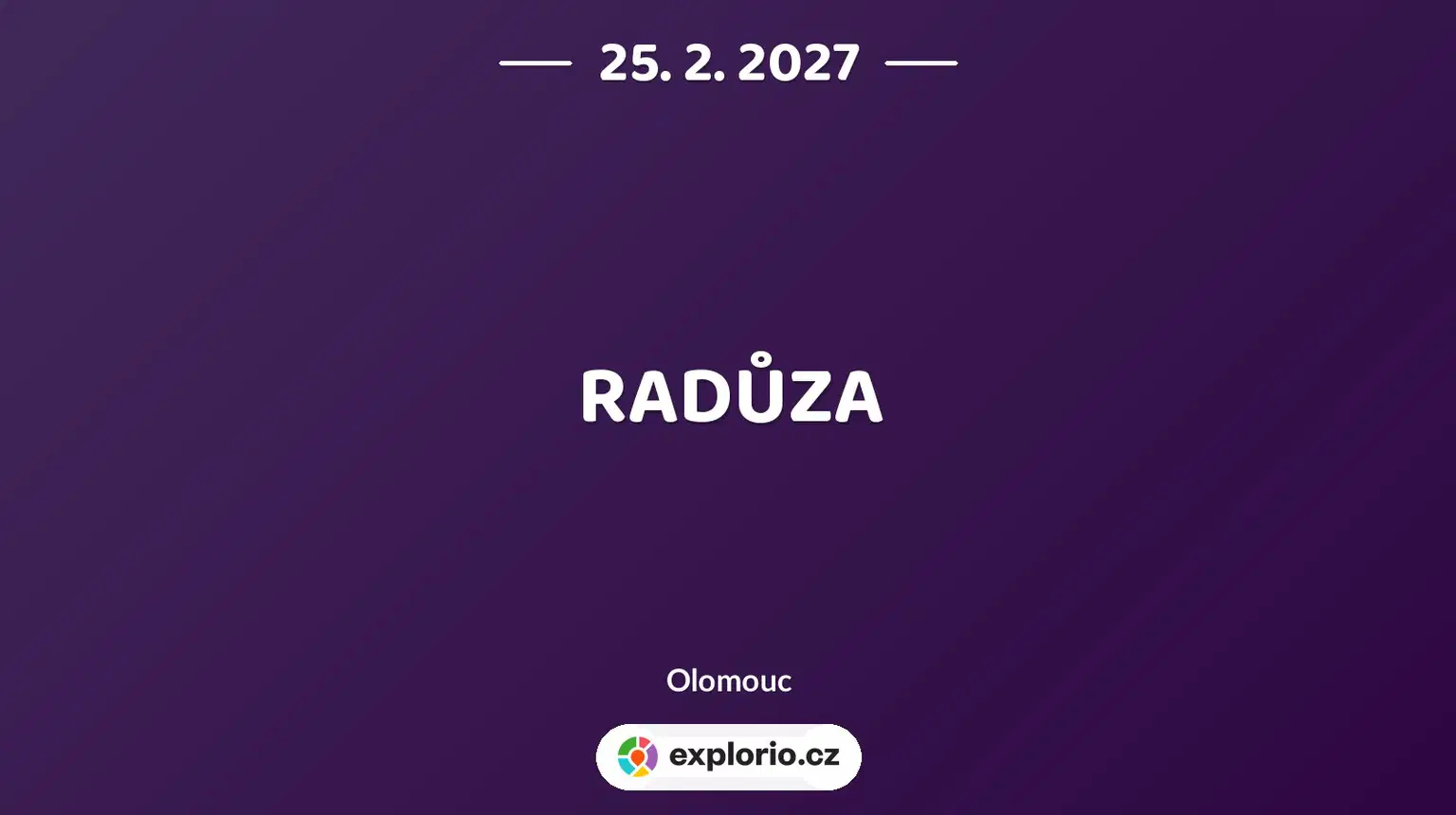 RADŮZA – divadlo, Hudba a Kino, Olomouc