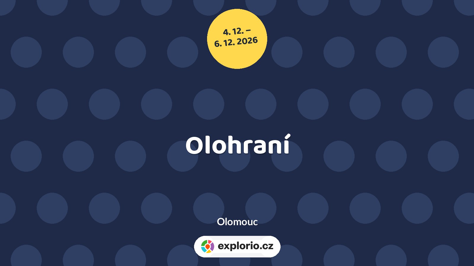 Olohraní – divadlo, Hudba a Kino, Olomouc