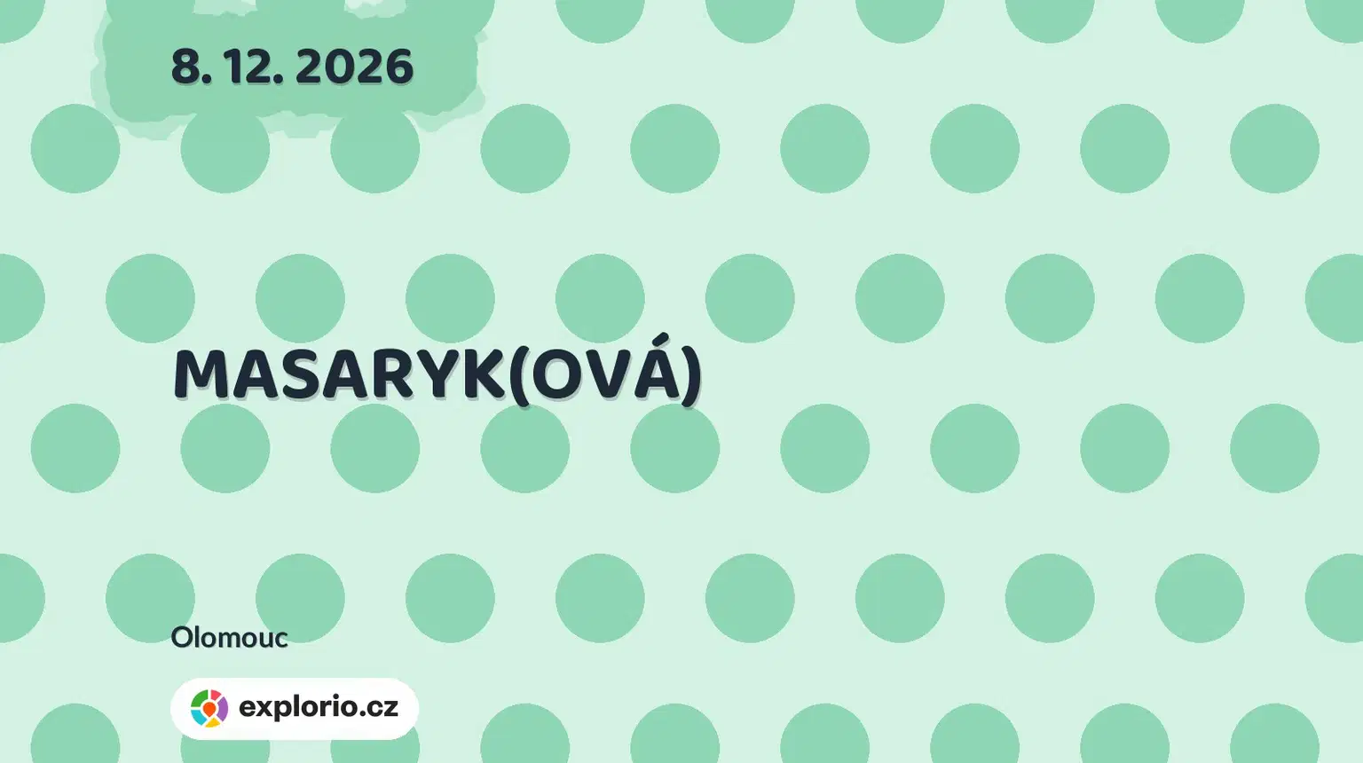 MASARYK(OVÁ) – divadlo, Hudba a Kino, Olomouc
