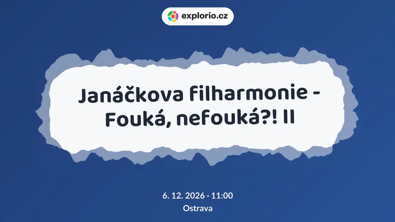 Janáčkova filharmonie - Fouká, nefouká?! II – divadlo, Hudba a Kino, Ostrava