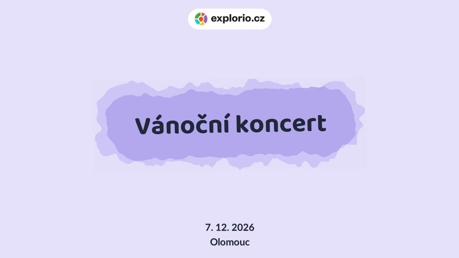 Vánoční koncert – divadlo, Hudba a Kino, Olomouc