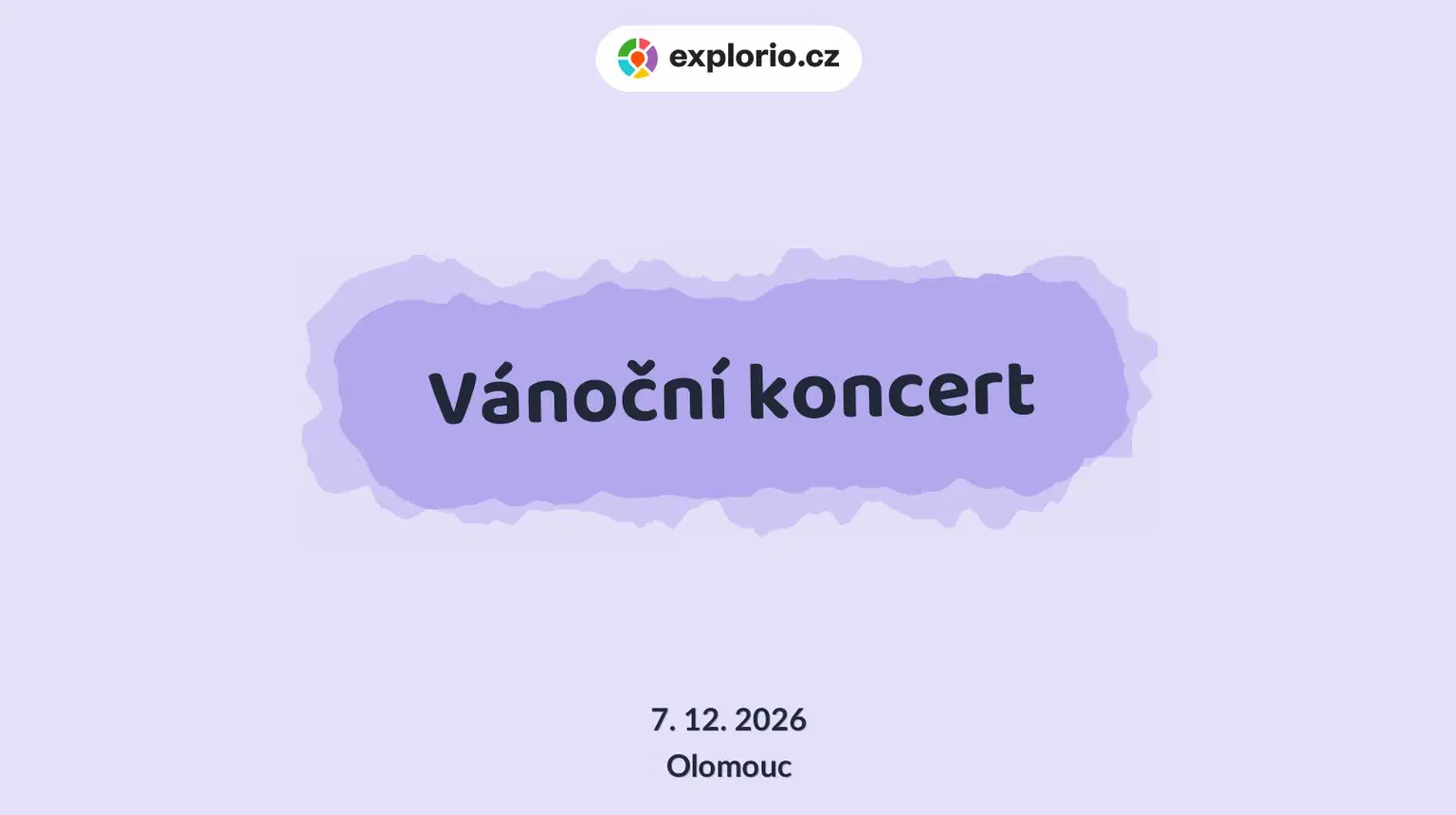 Vánoční koncert – divadlo, Hudba a Kino, Olomouc