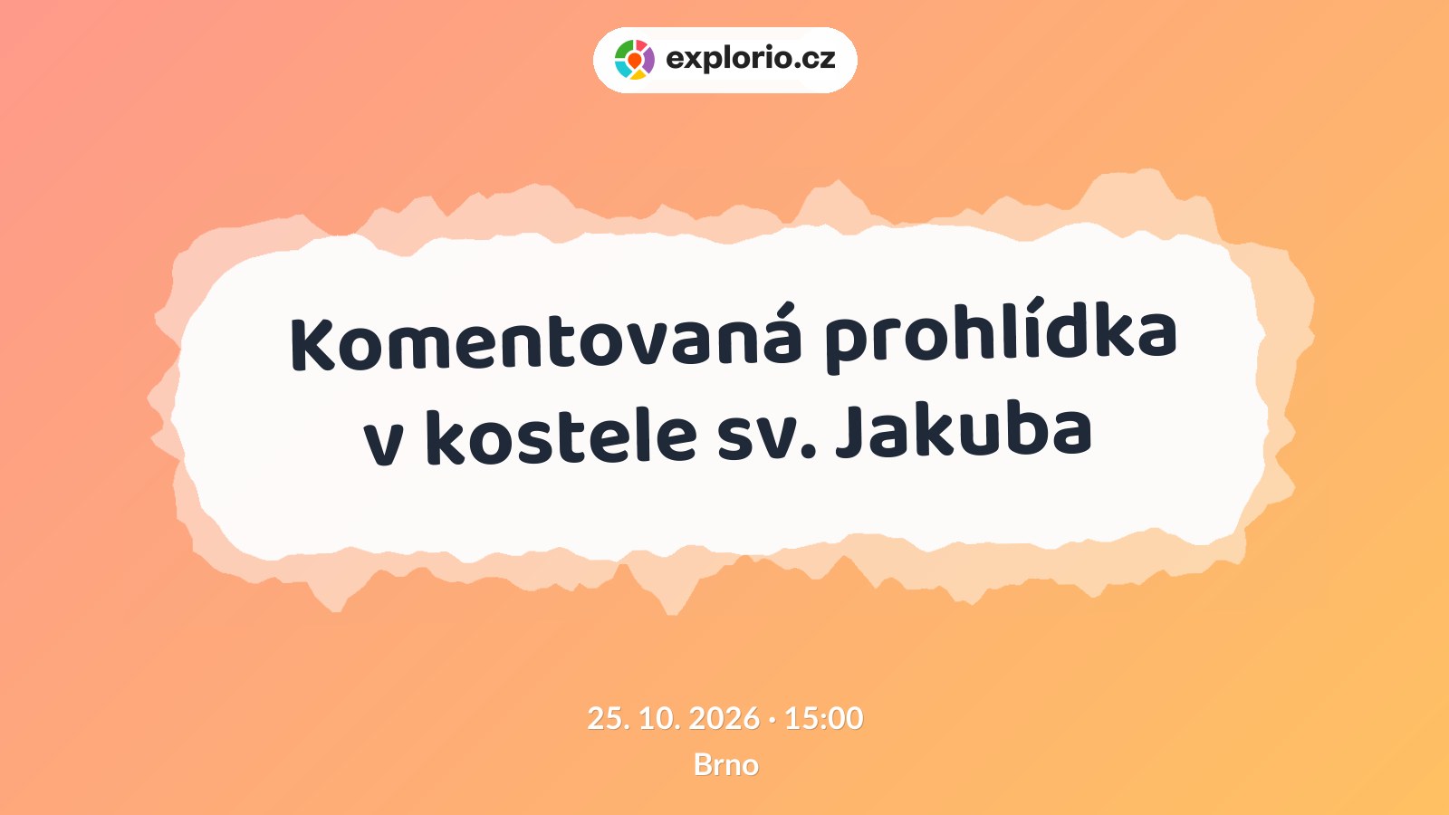 Komentovaná prohlídka v kostele sv. Jakuba – prohlídky a Muzea, Brno
